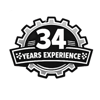 34 Years Experience Badge